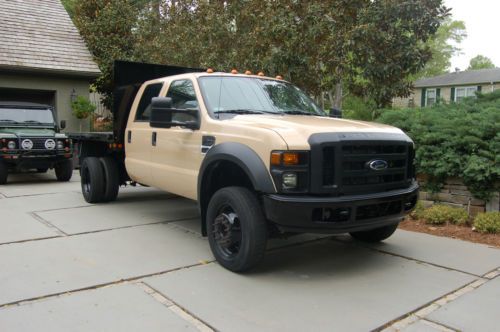2009 ford f450 xl crew cab &#034; dump bed &#034; 23k miles  nice truck