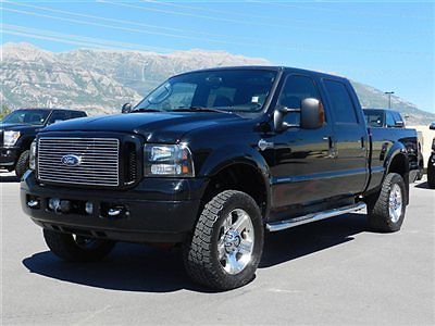 Ford crew cab harley davidson 4x4 powerstroke diesel leather auto tow sunroof