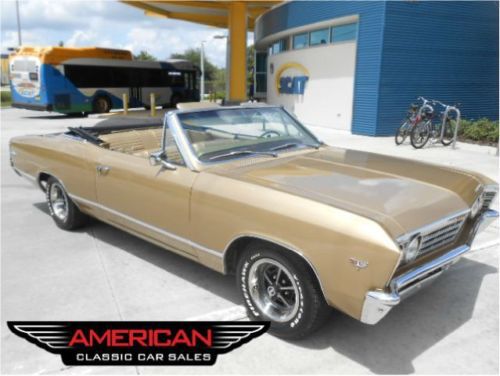 67 chevelle malibu convertible auto v8 ac ps restored and ready to show or go!