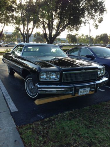 1975 caprice classic convertible  tuxedo edition from factory