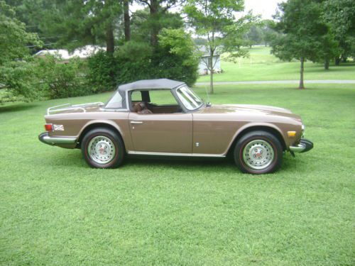 Fantastic rust free numbers matching tr-6 with only 76,119 miles - no reserve