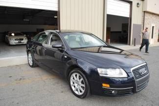 2005 audi a6 3.2 quattro blue/grey gps nav only 70k miles very clean no reserve