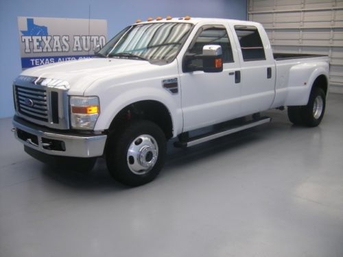 We finance!!!  2009 ford f-350 lariat 4x4 6.4l diesel dually long bed texas auto