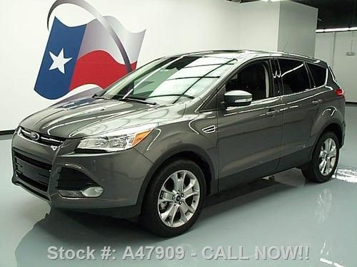 2013 ford escape sel ecoboost pano sunroof leather 18k texas direct auto