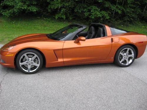 2007 z51 atomic orange chevrolet corvette with 15k miles!!!