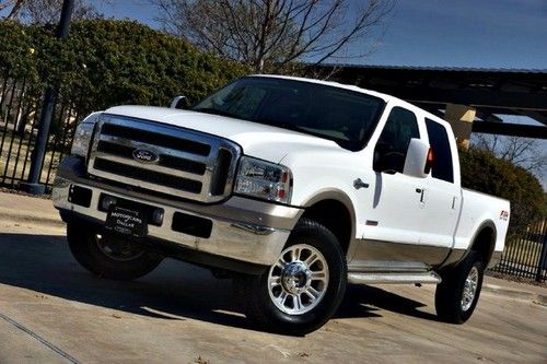 2006 ford f-350 king ranch tow package heated seats keyless entry backup sensors