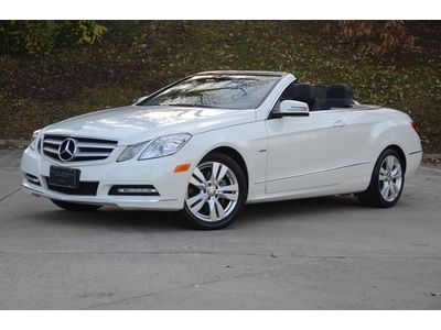 Cox &amp; co. 2012 e350 cabriolet. airscarf, gps nav, heated seats, music register