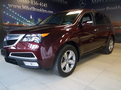 10 acura mdx sh awd all wheel drive 3rd row 14k miles! back up cam 1 owner!