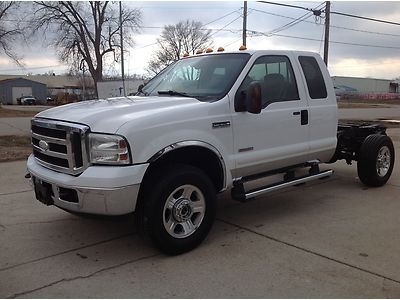 2005 ford f350 1ton lariat 4x4 cab/chassis xtra clean diesel