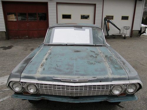1963 chevrolet impala sport coupe desirable project car