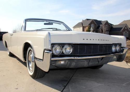 1967 lincoln continental convertible suicide doors rare