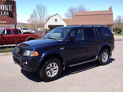 No reserve awd 4x4 montero sport limited sunroof runs great super clean good trs