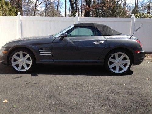 2005 limited convertible , silver with two tone grey interior &amp; black rag top
