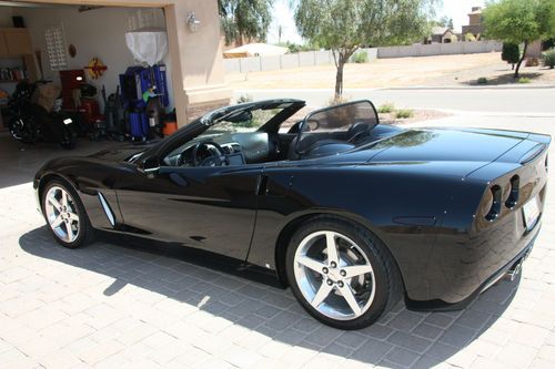 2006 corvette convertible triple black