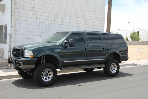 2003 ford excursion limited, 4x4, 6" lift, 35" tires, 6.8l v10, 140,500, 3rd row