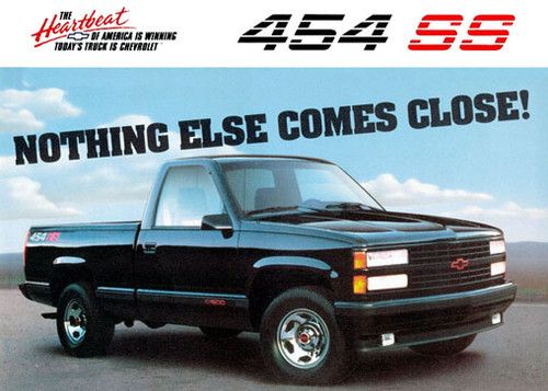1990 chevrolet 454 ss pick up.only 8,828 actual miles.completely original truck