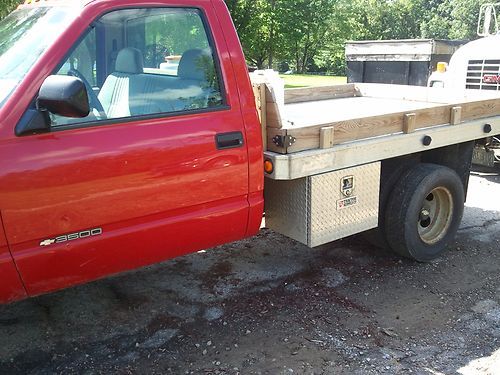 2000 chevy 3500 turbo diesel with aluminum flatbed
