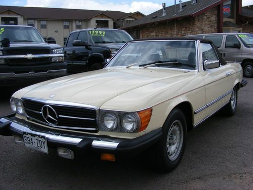 1980 mercedes benz sl 450 only 26k miles! both soft and hard tops, very nice!