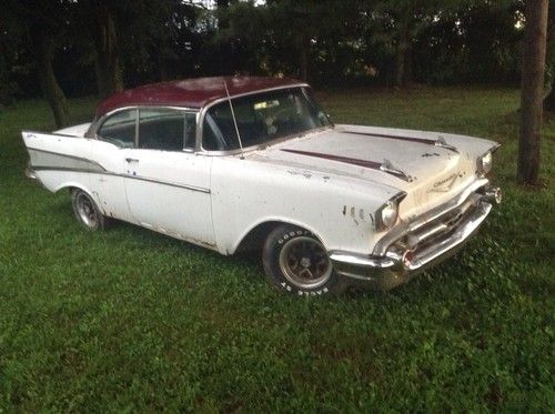 1957 chevy antique original all there motor differnt 327 350 turbo trans
