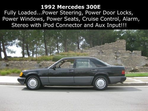 1992 mercedes-benz 300e base sedan 4-door 3.0l