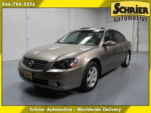 2005 nissan altima sl 2.5l pewter sunroof bose audio low miles clean