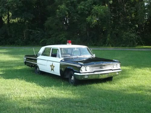 1963 ford galaxie 500 mayberry sheriff's car*andy griffith show police car