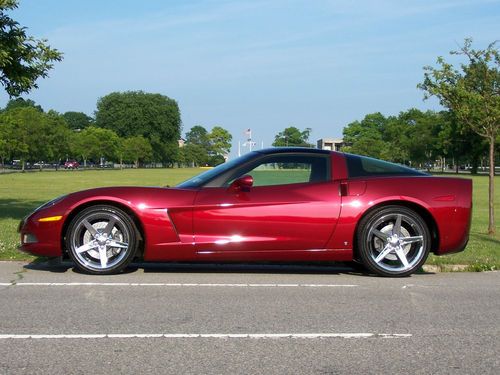 2007 chevrolet corvette coupe 3lt z51 with gm bumper-to-bumper extended warranty