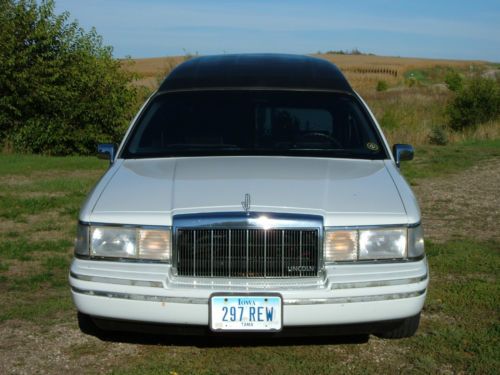 1991 miller-meteor lincoln hearse