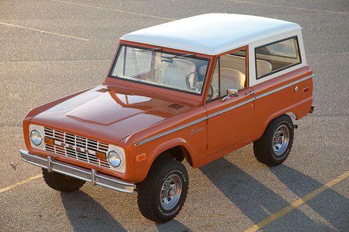 1974 bronco beautiful classic 4x4 fresh paint and interior v8 power steering