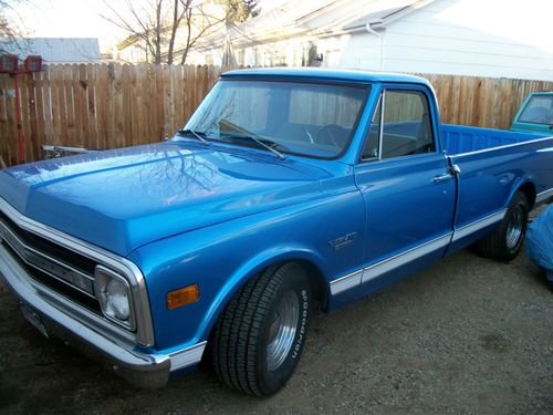 Factory a/c cab ,rust free arizona truck , fresh blue paint half ton long bed ,