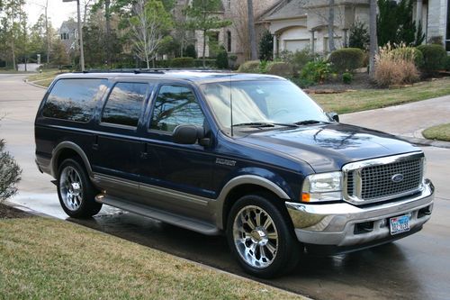 2002 ford excursion limited 7.3l diesel well maintained 115k miles all records
