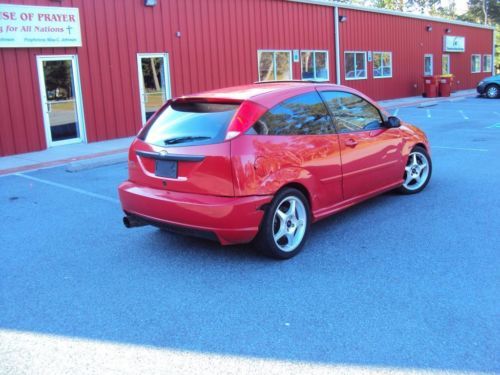 2002 ford focus svt hatchback coupe 5sd manual loaded sunroof red no reserve
