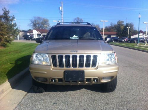 2001 jeep grand cherokee limited sport utility 4x4  suv 4d gold remote starter