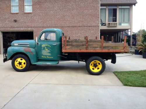 1949 f4 collector ford truck with dump