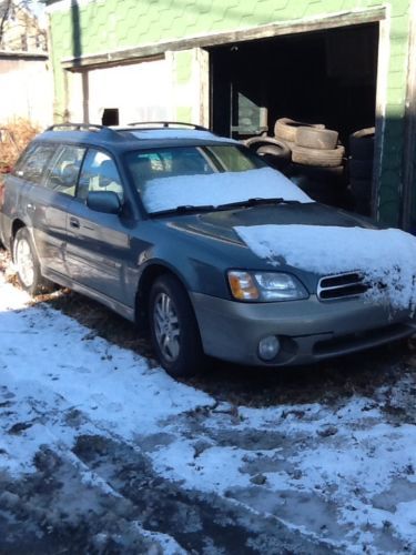 2002 subaru outback 5spd wagon super clean leather dual roof!