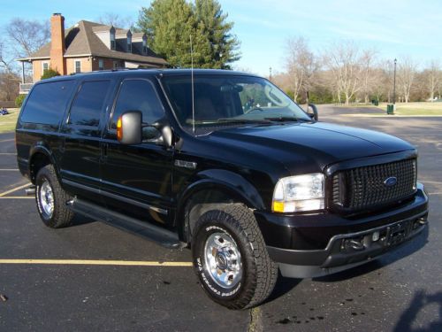 2004 ford escursion limited 4x4 turbo diesel...black..dvd..very nice..must see!!