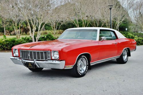 Beautiful 1972 chevrolet monte carlo loaded just 51,905 miles cold a/c must see