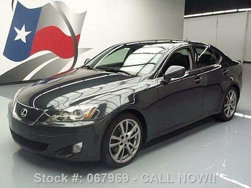 2008 lexus is250 climate seats sunroof paddle shift 67k texas direct auto