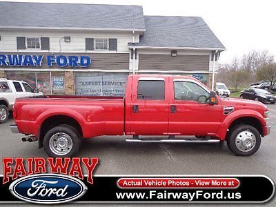 2008 ford f-450 lariat, crew cab, one owner, loaded, non-smoker, super clean