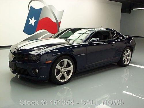 2010 chevy camaro 2ss rs 6-speed htd leather sunroof 5k texas direct auto