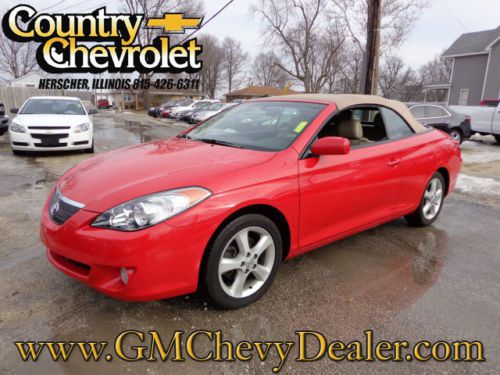 2004 toyota camry solara convertible  very clean one owner clean carfax
