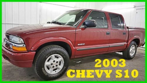 2003 chevrolet s10 ls used 4.3l v6 12v 4x4 one owner 80+photos ready to work wow