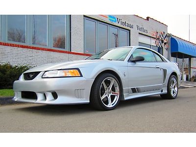 Mint 2000 ford saleen mustang s281 silver black v8 manual unmodified 18137 miles