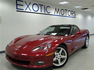 2005 corvette coupe! mag-red heads-up bose htd-sts xenons targa only 15k miles