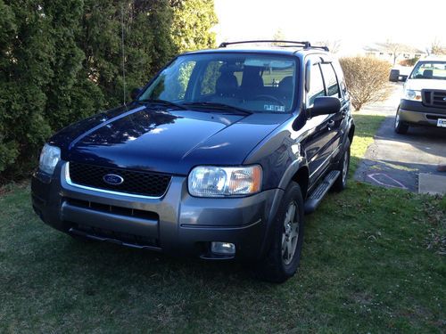 2003 blue ford escape xlt 4x4 4wd v6 automatic leather