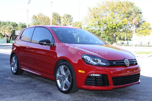 2012 2 door tornado red vw golf r  all options, super extended warranty perfect