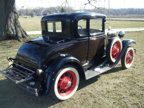 1931 ford model a 5 window coupe