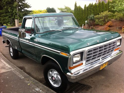1978 ford f250 4x4 highboy 100% rust free worldwide no reserve auction