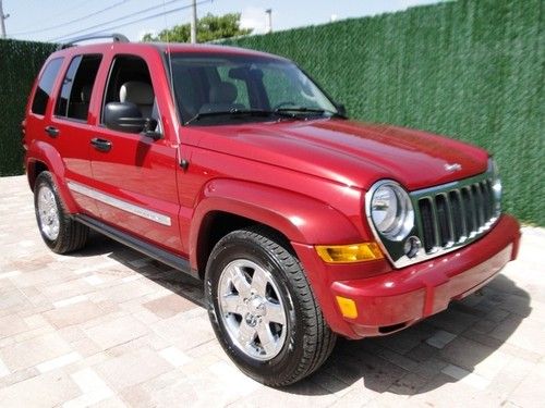 2006 jeep liberty limited 4x4 sporty fun clean suv sunroof lthr pwr! automatic 4
