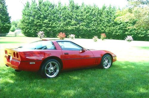 1986 corvette 24,400 original miles 350 tpi - z71 package 100% garaged custom wh